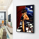 Beauty 5D DIY Full Round Drill Diamond Painting Women Mosaic Kit (XF053)
