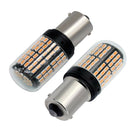 2 Pieces 1157 Amber LED Replace Automobile Front Turn Signal Light Bulb