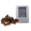 60pcs Acrylic D6 Dices w/ Iron Box Board Card Game Props 0.47inch