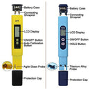 Water Quality Test Meter,Ph Meter Tds Meter 2 in 1 Kit with 0-14.00Ph and 0