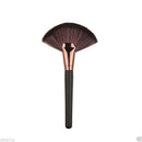 Large Fan Goat Hair Face Powder Foundation Blush Cosmetic Pro Makeup Brush Soft