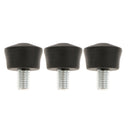 3x Replacement Rubber Spike Feet M8 Screw Anti-slip f/ Camera Monopod Tripod