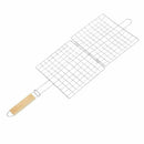 Metal Triple Grilling Basket Picnic Outdoor Barbecue Tool N3O8