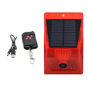 Solar Alarm Lights Wireless Waterproof Motion Sensor Outdoor Farm Security Lamps