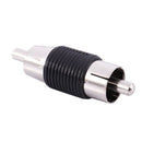 Straight AV RCA Male to Male Connectors Couplers Adapters 6 Pcs W5V6