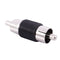 Straight AV RCA Male to Male Connectors Couplers Adapters 6 Pcs W5V6
