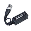 1 Pair CCTV Single Channel Passive Transceiver CAT5  BNC Male Video Balun
