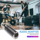 Mini XLR 3 Pin Male to Mini XLR 4 Pin Female Audio Metal Connector Adapter