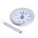 Pipe Thermometer Temperature Gauge w/ Clip-On Spring 0-120â„ƒ 63mm Dial Dia