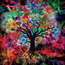 5D DIY Full Drill Diamond Painting Colorful Tree Embroidery Craft Kit Decor