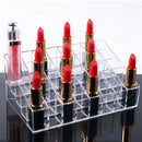 Clear Acrylic Lipstick Holder Organizer: 40 Spaces for Lipsticks,Lip Gloss and