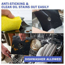 Gas Stove Burner Liners - 0.3 Mm Thick Heavy Duty Ptfe Material, Non-Stick, J1O9
