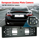 EU Car License Plate Frame Rear View Reverse Backup Park Night Vision Camera ~ï¼ˆ