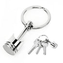 Creative Metal Piston Car Keychain Keyfob Engine Fob Key Chain Ring Keyring Gift