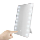 Makeup Mirror With 16 Leds Cosmetic Mirror With Press Dimmer Switch Battery M5Y5