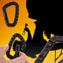 5 Pcs Outdoor Plastic Carabiner D-Ring Key Chain Clip Hook
