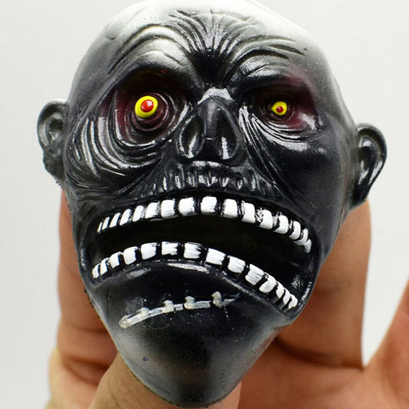1PC TPR ghost masks finger puppet kids toys gift hand puppet Halloween pro3C
