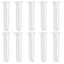 10pcs 10ml Plastic Graduated Cylinder Centrifuge Tube Laboratory Test with Lid