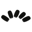5x Windscreen Microphone Sponge Cover for Meeting Conference Mic Black