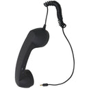 3.5mm Retro Radiation-Proof Telephone Handset Cell Phone Receiver (Black)