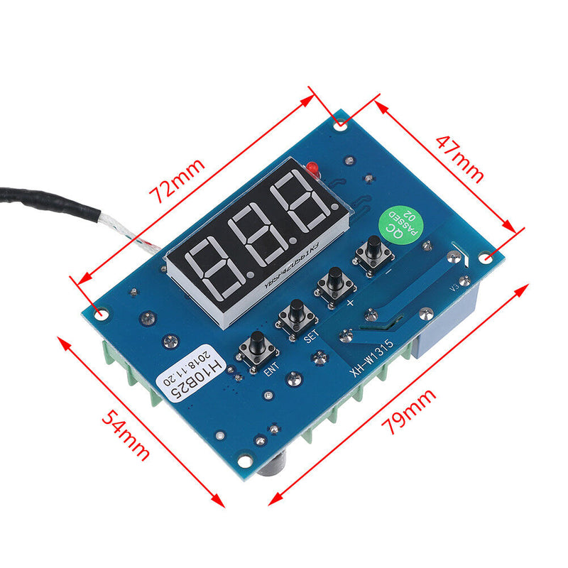 DC12V high temperature k-thermocouple digital led temp controller switch modS Gw