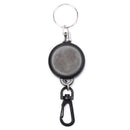 1PC Retractable Pull Key Chain Reel ID Badge Black Card Holder 60CM KeyringB Gn