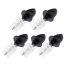 6 Pcs Professional Beer Faucet Brush Cap Plug Draft Tap Clean Brush