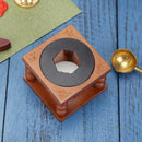 Lightweight Sealing Stamp Wax Furnace Wood Frame Metal Seal Stamp Stove Pot