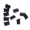 10pcs Black Rubber A Type Female USB Anti Dust Protector Plugs Stopper Cover ES