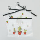 1Pc Cactus PVC Waterproof Cases  A5 File Folder Storage Pencil Bag BX