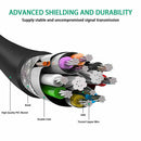 USB 3.0 Extension Cable 6ft Male to Female High Speed F. PC Tablet Data Transfer