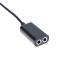 Headphones Splitter 3.5mm Male to 2 Female Lovers Earphone Splitter(Black)