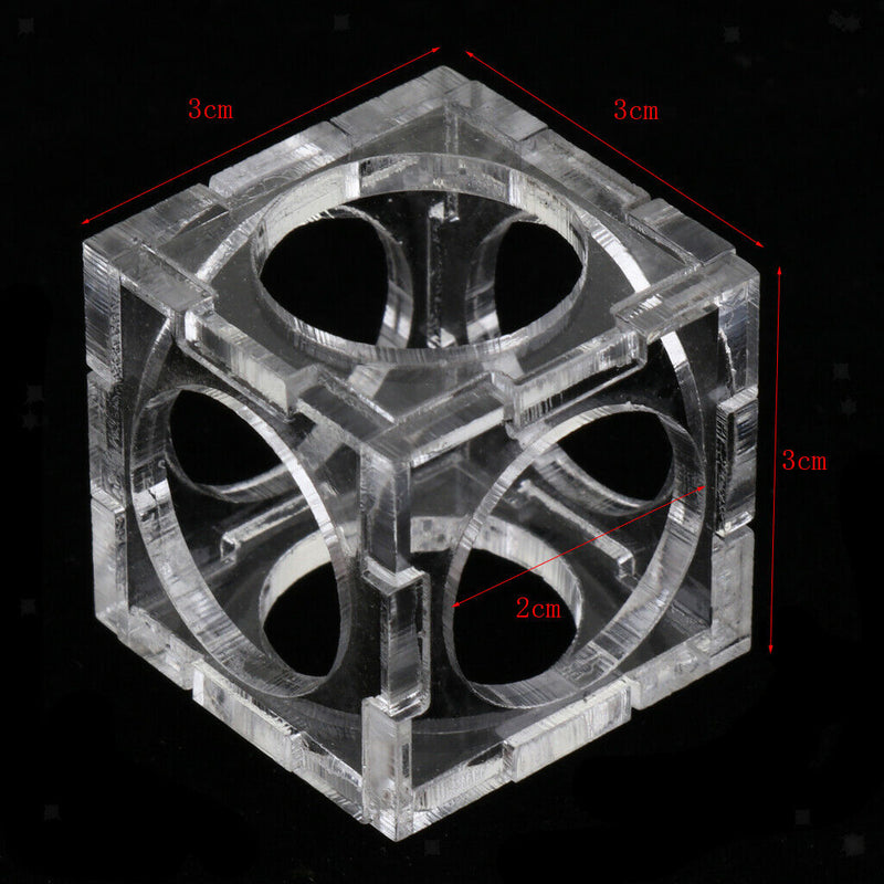 6x Aquarium Fish Tank Small Hideout Cube Breeding Hiding Cave for Shrimp