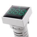 22mm Ac 12-500v Voltmeter Square Panel Led Digital Voltage Meter Indicator  E3P8