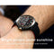 Smart Watch for Android Mens Heart Rate Blood Pressure Monitor Black+Red