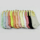 Candy Colour Womens Short Ankle Low Cut Sport Pro Boat 5 M2H1 Set Soc Pairs K1I8