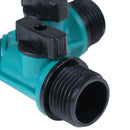 3/4" 2 Way Garden Tap Hose Adapter Connector Adaptor Hose Pipe Splitter Y Ty3C