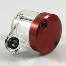 Red Universal Aluminum Clutch Fuel Gas Oil Cylinder Tank Cup Bottle Scooter