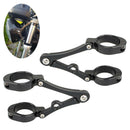 2x Motorbike Headlight Bracket Clamp 39mm-41mm Spotlight Holder for Suzuki