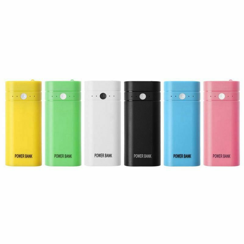 5600mAh Mini USB Port 2x 18650 Battery Charger Holder Power Bank Box Shell  T9Y9
