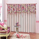 2PCS Floral Blackout Window Curtains Door Panel Bathroom Drape Valance 03