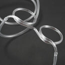 Glasses shape straw to drink - clear M7B2