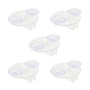 5pcs Lucency Plastic Aquarium Fish Tank Partition Divider Clip Breeding Separate