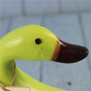 3Pcs Hand Carved Wood Duck Table Bookshelf Borad Rustic Dislpay Ornament
