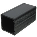 Extruded Aluminum Box Black Enclosure Electronic Project Pcb Diy 50*25*25Mm FT