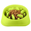 1 Pcs Popular Pet Dog Bowl Plastic Slow Feeder Bowl, Bloat Stop Dog Puzzle  T3N9