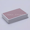 100% PLASTIC New Poker Size Good Playing Cards Excellent Large Numbers Red