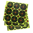 90pcs Shooting Paper Target 8cm Splatter Self-Adhesive Stickers with Patches