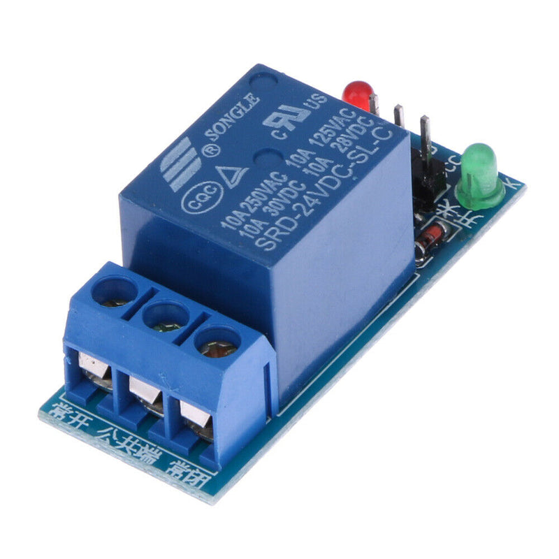 5Pcs 24V 1-Channel Relay Module Optocouple Board Shield for PIC AVR DSP ARM