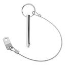 4pcs 5/16" Quick Release Pin Lanyard for Boat Sailing Bimini Top Deck Hinge